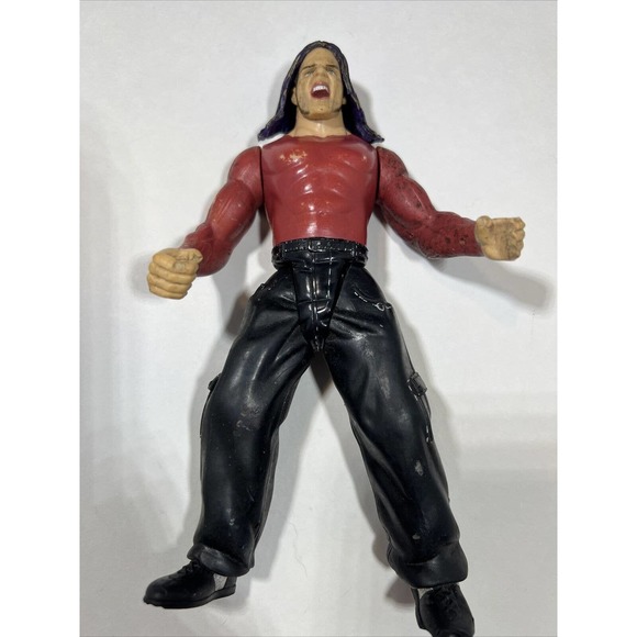 Vintage Jeff Hardy Titan Tron 7" Wrestling Action Figure WWE WWF - Jakks 2002 - Picture 1 of 2